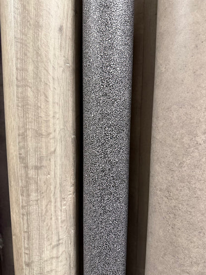 Zwart Granito Vinyl Restpartij | 2,35x3,95mtr (9,3m2)