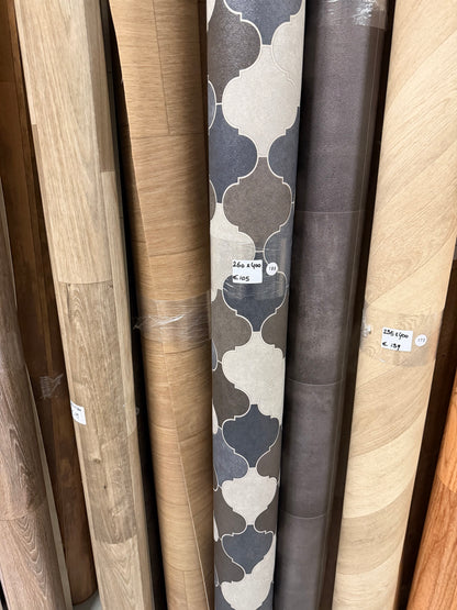Tegelpatroon Vinyl Restpartij |
2,60x4,00mtr