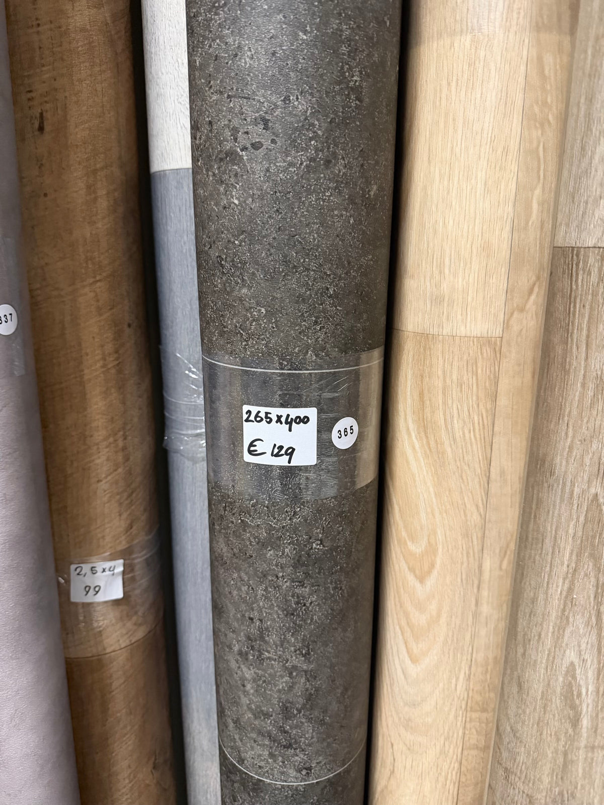 Donker Tegellook Vinyl Restpartij | 2,65x4,00 (10,6m2)
