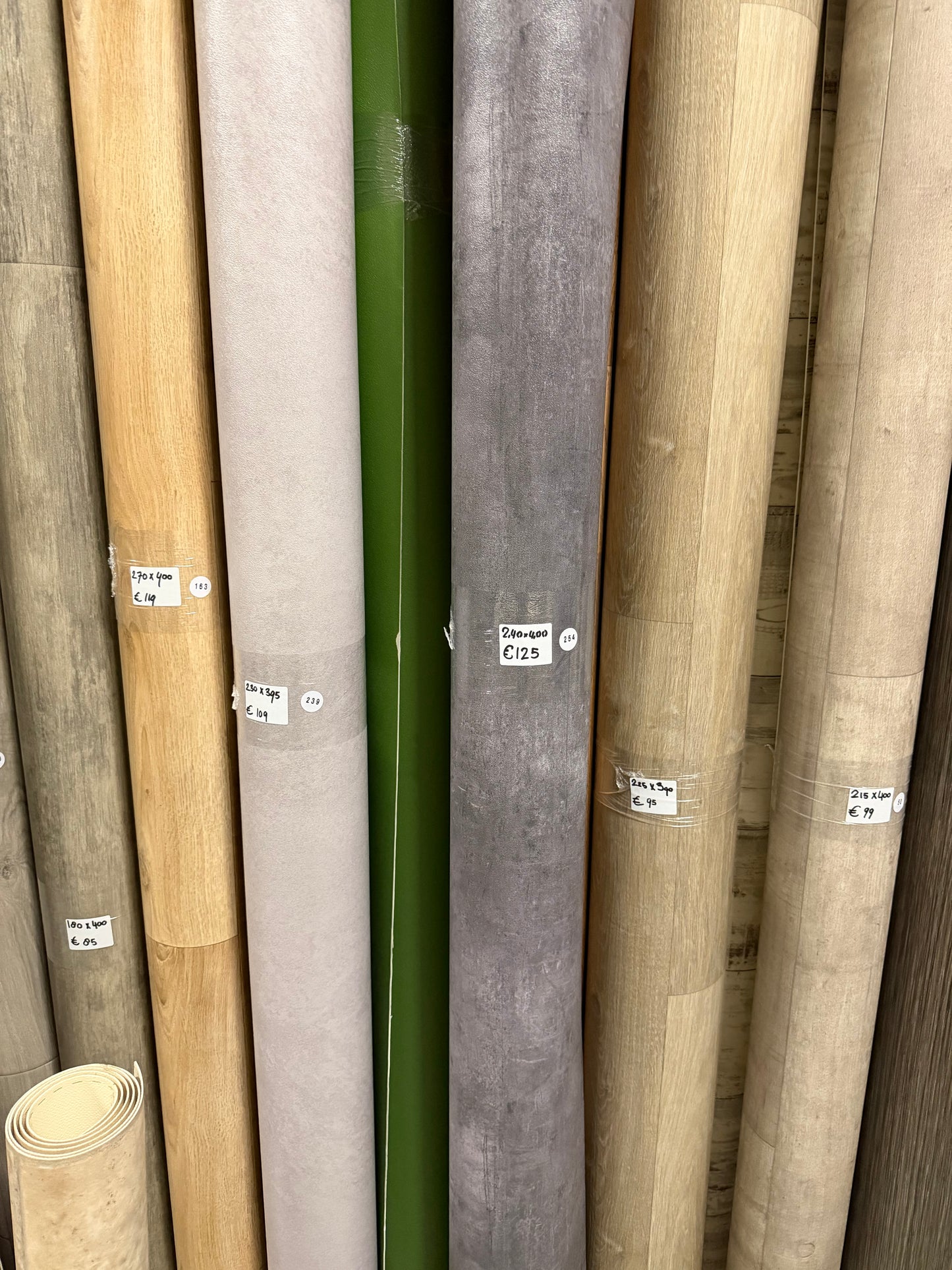 Industrieel Betonlook Vinyl Restpartij | 2,40x4,00mtr