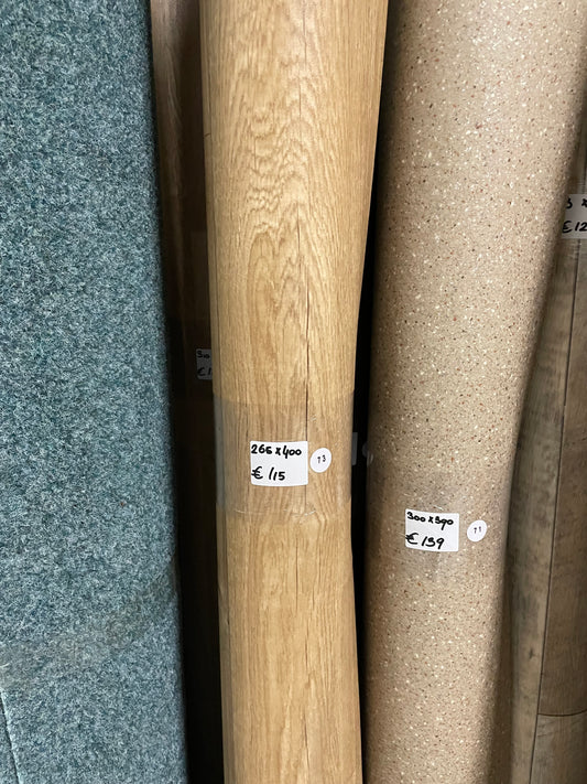 Naturel Eiken Vinyl Restpartij | 2,65x4,00mtr - Vinylrestpartij.nl 