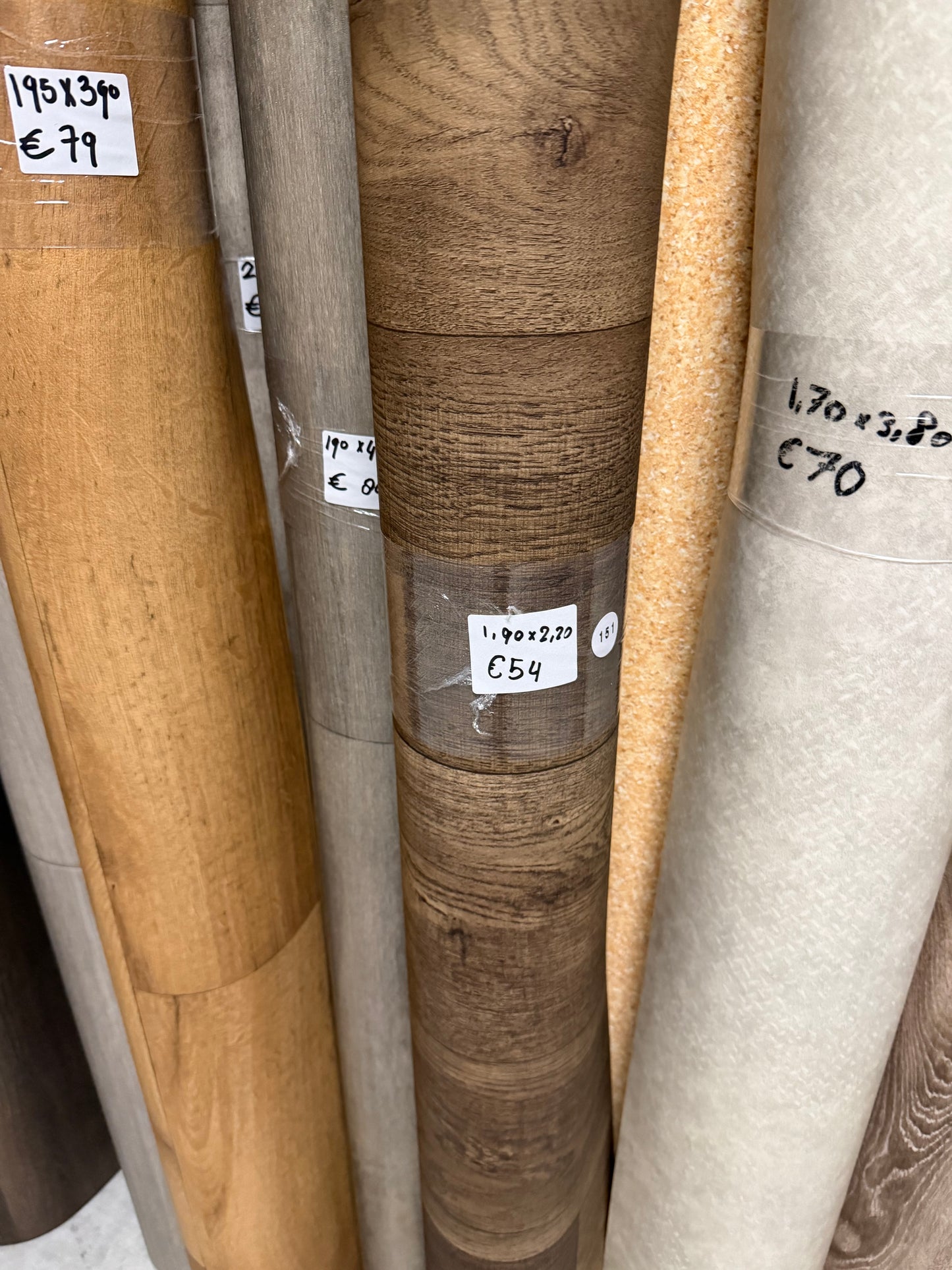 Donkerbruin Klassiek Eiken Vinyl Restpartij |
1,90x2,20mtr