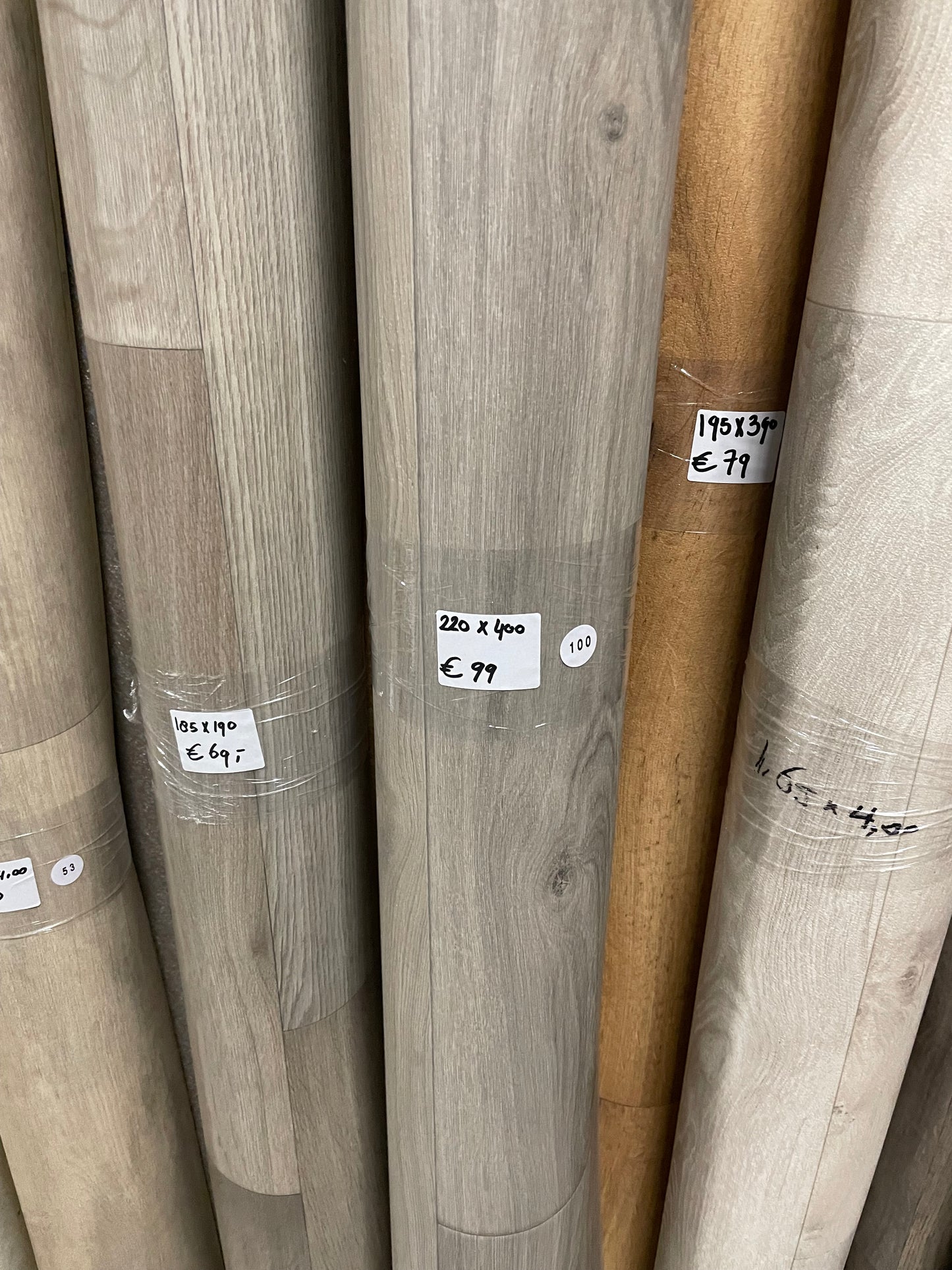 Bruin Eiken Vinyl Restpartij | 2,20x4,00mtr