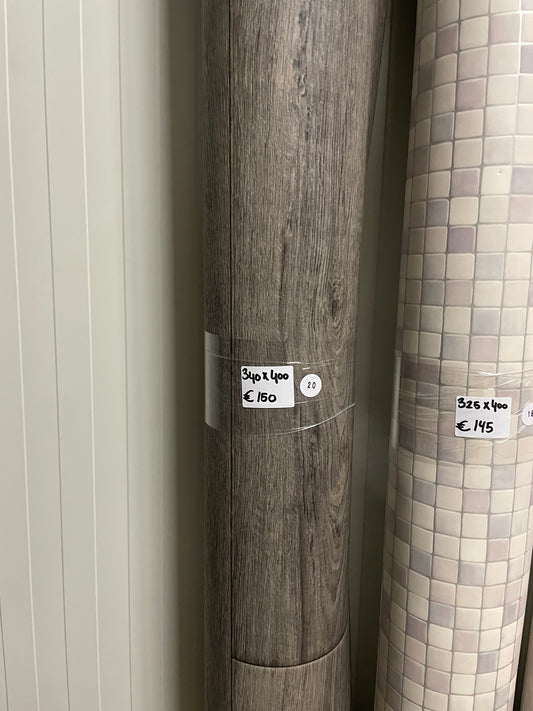 Antraciet Eiken Vinyl Restpartij |3,40x4,00mtr