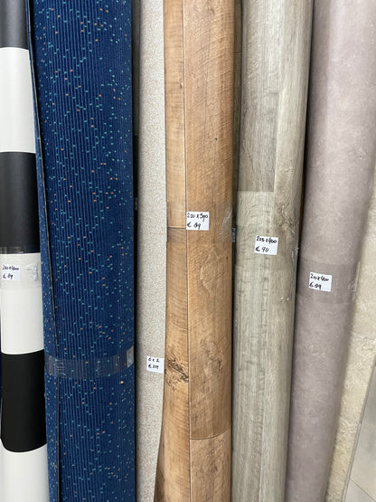 Landelijk Eiken Vinyl Restant | 2,20x3,90mtr