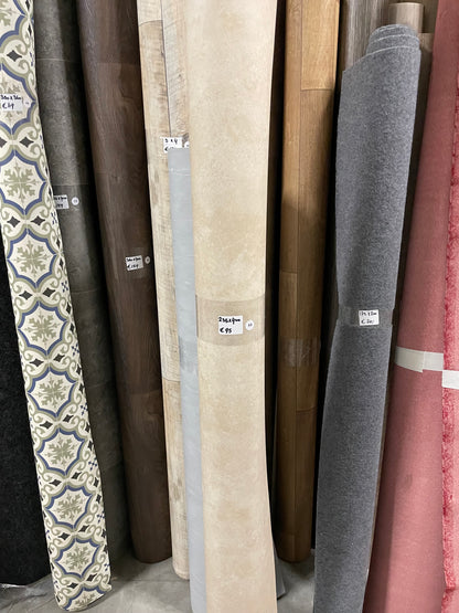Beige Betonlook Vinyl Restpartij | 2,35x4,00mtr - Vinylrestpartij.nl 