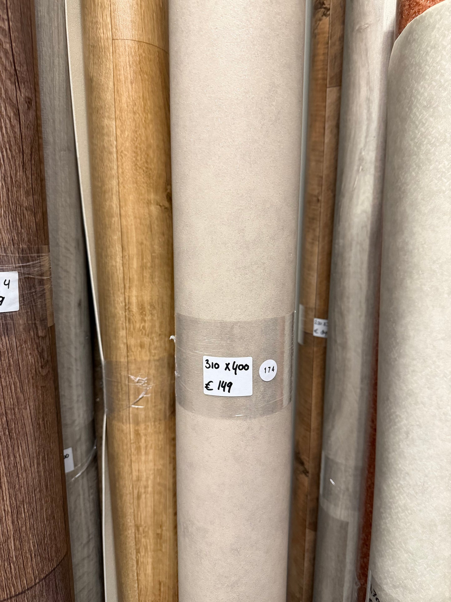 Beige Betonlook Vinyl Restpartij |
3,10x4,00mtr
