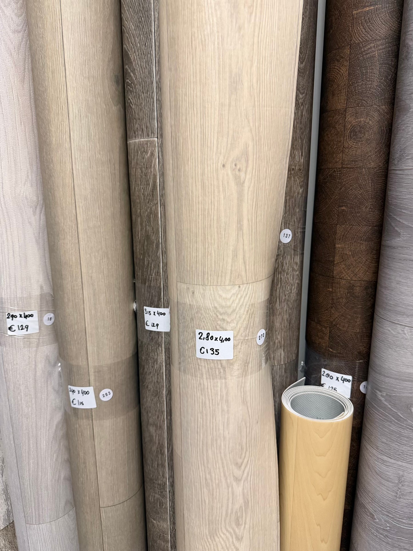 Beige Eiken Vinyl Restpartij | 2,80x4,00mtr (11,2m2)