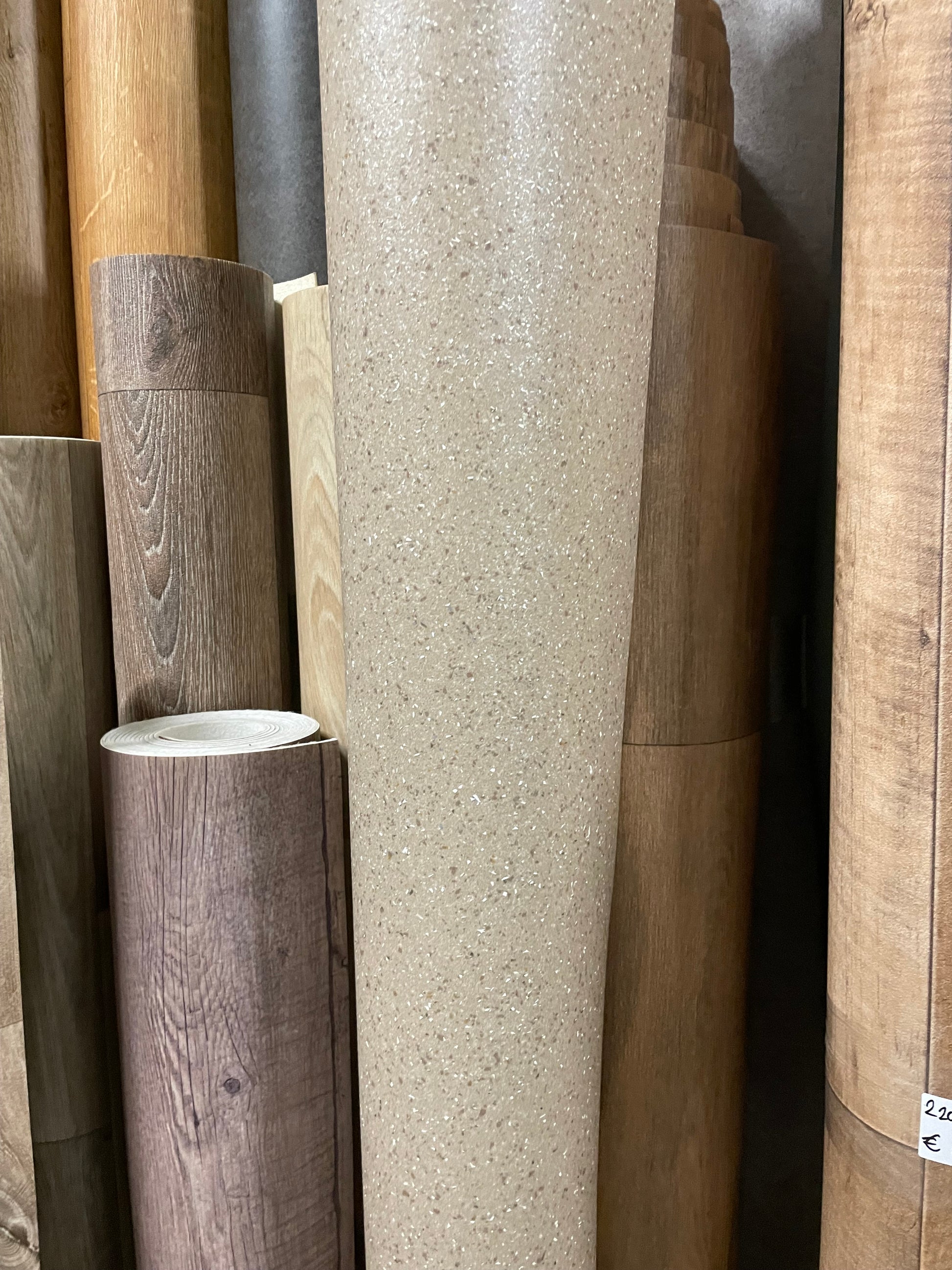 Beige Granietlook Project Vinyl Restpartij | 2,05x4,00mtr - Vinylrestpartij.nl 