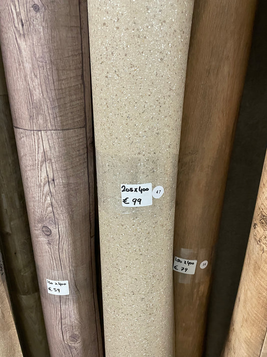 Beige Granietlook Project Vinyl Restpartij | 2,05x4,00mtr - Vinylrestpartij.nl 
