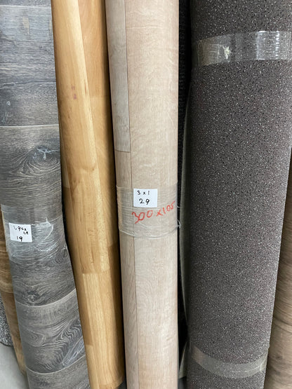 Beige Rustiek Eiken Vinyl Restpartij | 1,00x3,00mtr - Vinylrestpartij.nl 