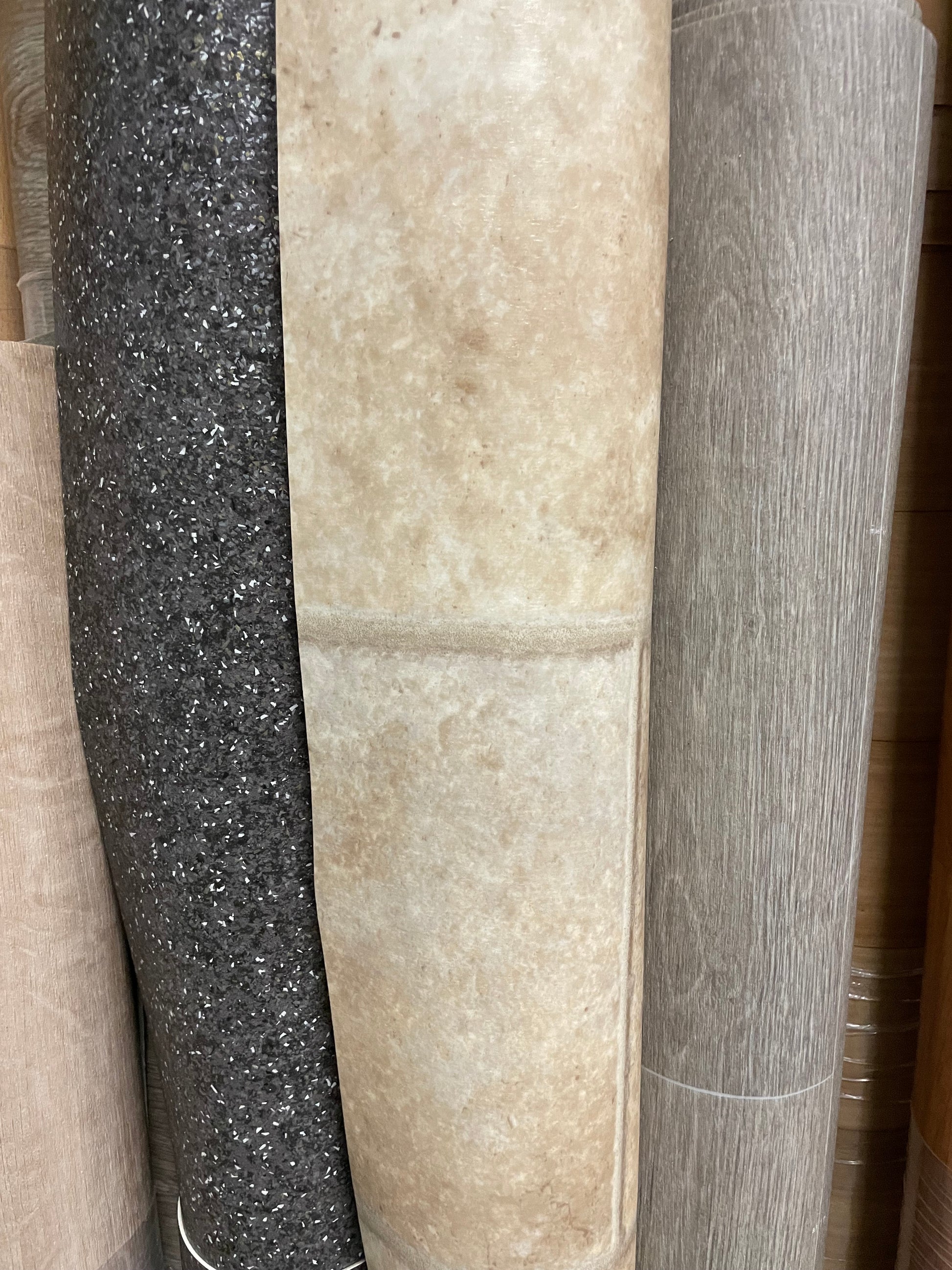 Beige Tegelmotief Vinyl Restpartij | 1,25x1,30mtr - Vinylrestpartij.nl 
