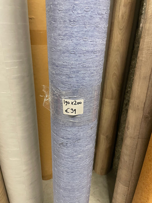 Blauw Project Vinyl Restpartij | 1,90x2,00mtr - Vinylrestpartij.nl 