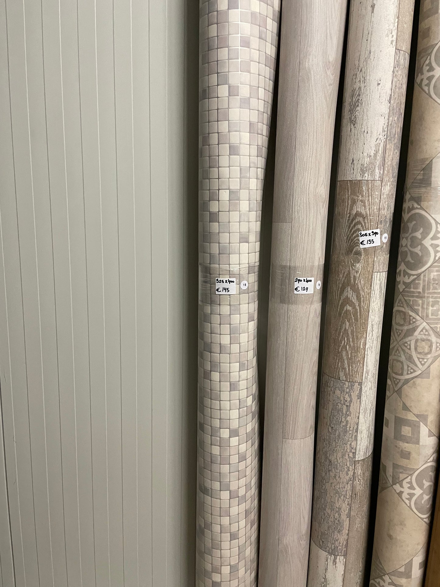 Blauwe Tegeltjes Vinyl Restpartij |3,25x4,00mtr - Vinylrestpartij.nl 