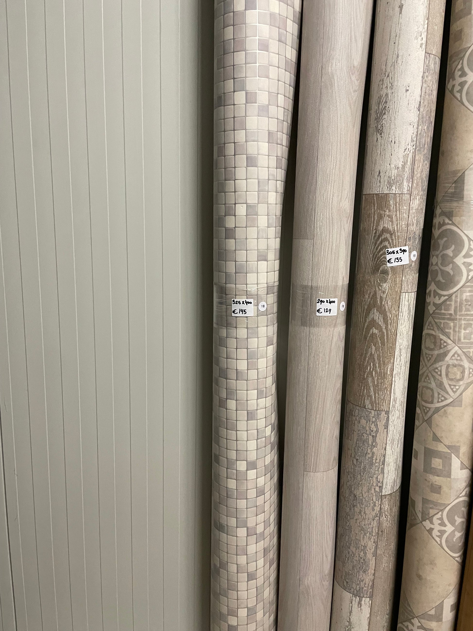 Blauwe Tegeltjes Vinyl Restpartij |3,25x4,00mtr - Vinylrestpartij.nl 