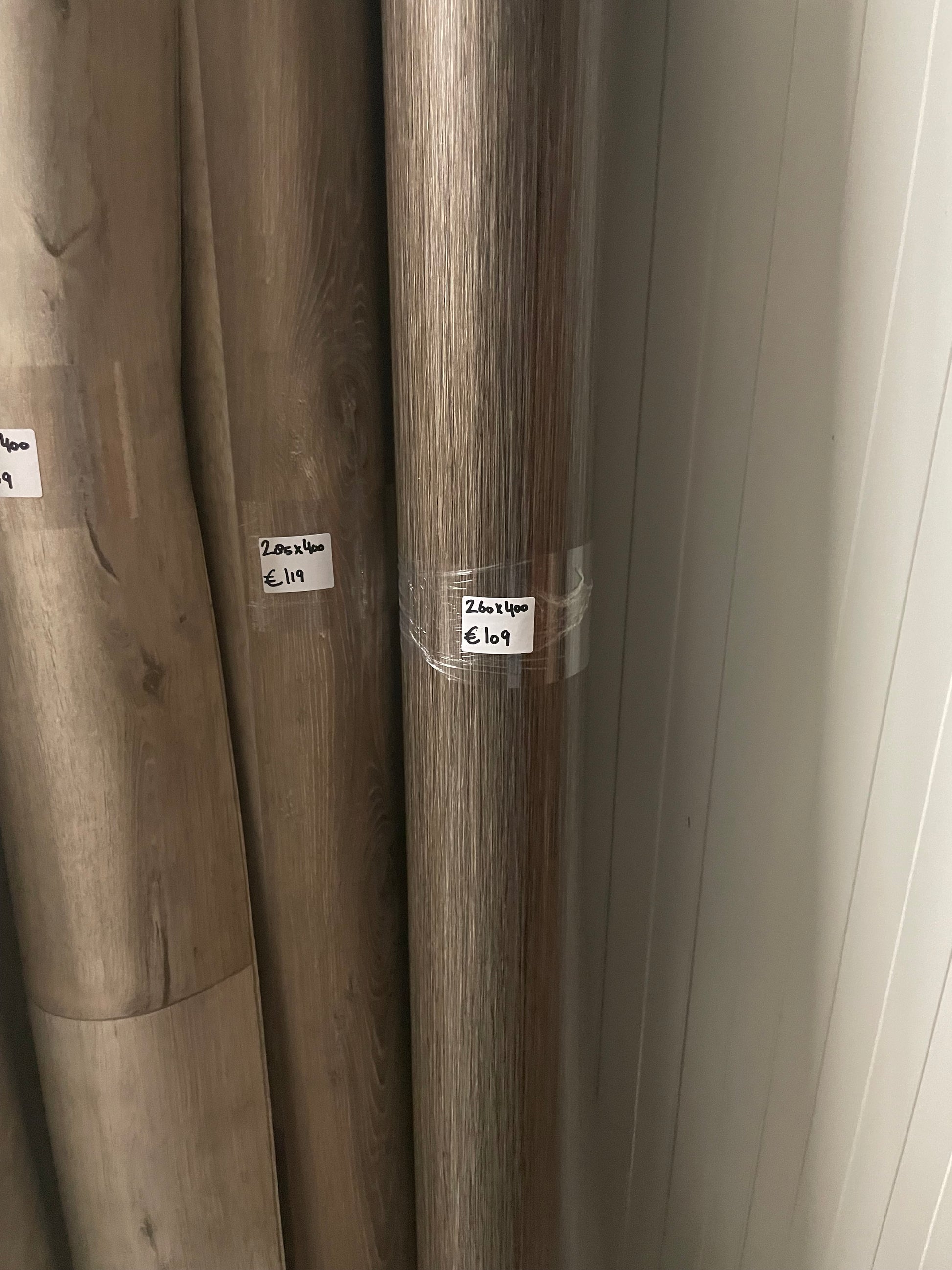 Bruin Bamboelook Project Vinyl Restant | 2,60x4,00mtr - Vinylrestpartij.nl 