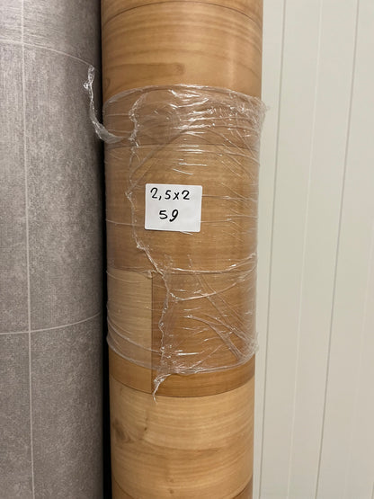 Bruin Eiken Klassiek Vinyl Restpartij | 2,00x2,50mtr - Vinylrestpartij.nl 