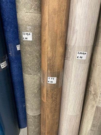 Bruin Eiken Project Novilon Vinyl Vloer | 2,00x4,00mtr - Vinylrestpartij.nl 