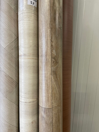Bruin Eiken Vinyl Restpartij | 1,95x2,75mtr - Vinylrestpartij.nl 