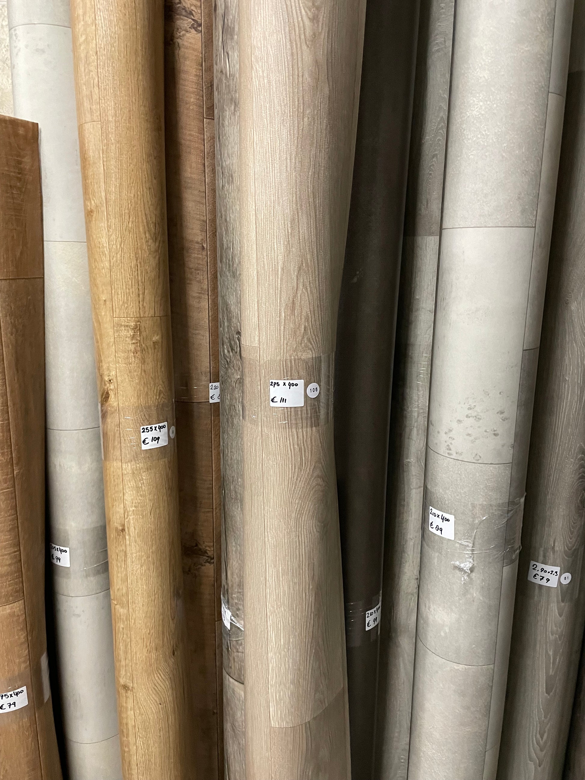 Bruin Natuur Eiken Vinyl Restpartij | 2,75x4,00mtr - Vinylrestpartij.nl 