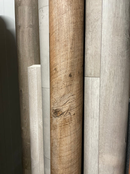 Bruin Rustiek Eiken Vinyl Restpartij | 2,05x2,95mtr - Vinylrestpartij.nl 
