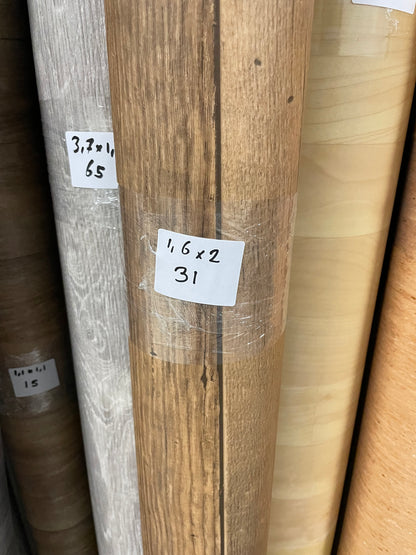 Bruin Verouderd Eiken Vinyl Restpartij | 1,60x2,00mtr - Vinylrestpartij.nl 