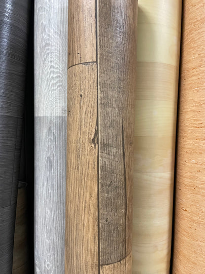 Bruin Verouderd Eiken Vinyl Restpartij | 1,60x2,00mtr - Vinylrestpartij.nl 