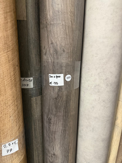 Donker Grijs Eiken Project Vinyl Restpartij |
3,10x4,00mtr