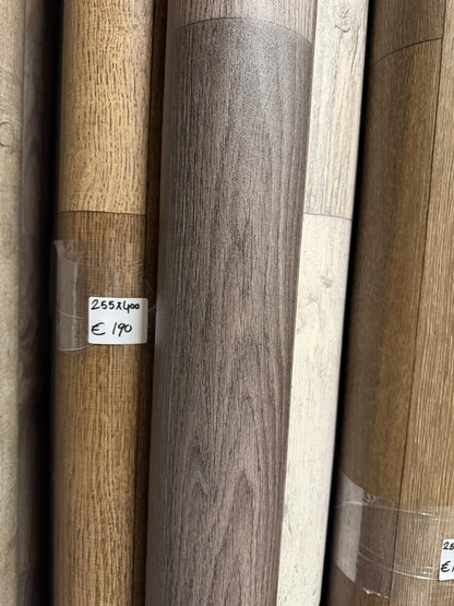 Donker Gerookt Eiken Vinyl Restpartij | 2,10x3,50mtr (7,4m2)