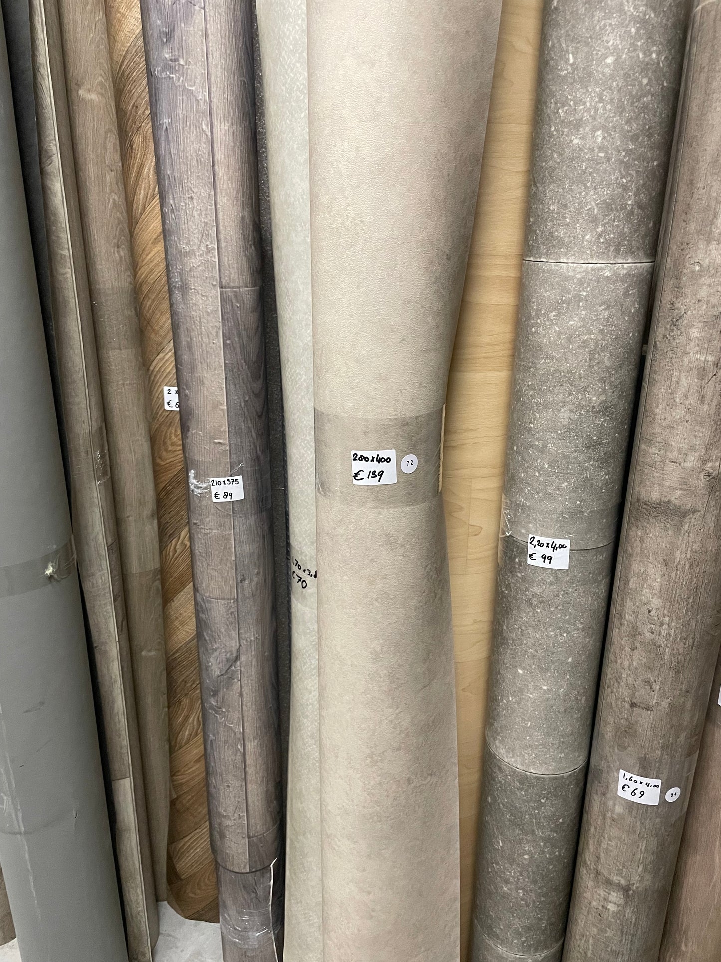 Greige Betonlook Vinyl Restpartij | 2,80x4,00mtr