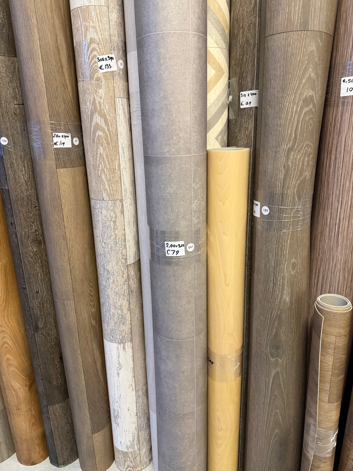 Grijs Tegelmotief Vinyl Restpartij | 2,00x3,25mtr