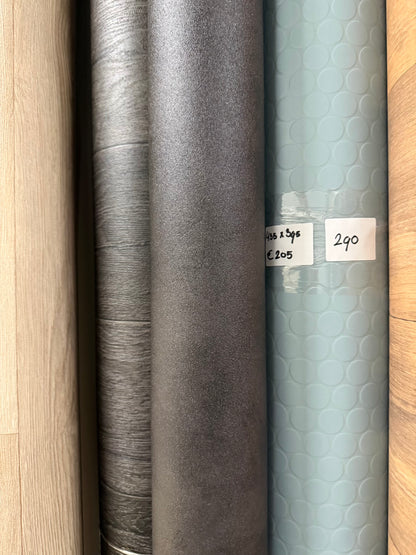 Donker Egaal Vinyl Restpartij | 3,00x4,00mtr (12,0m2)