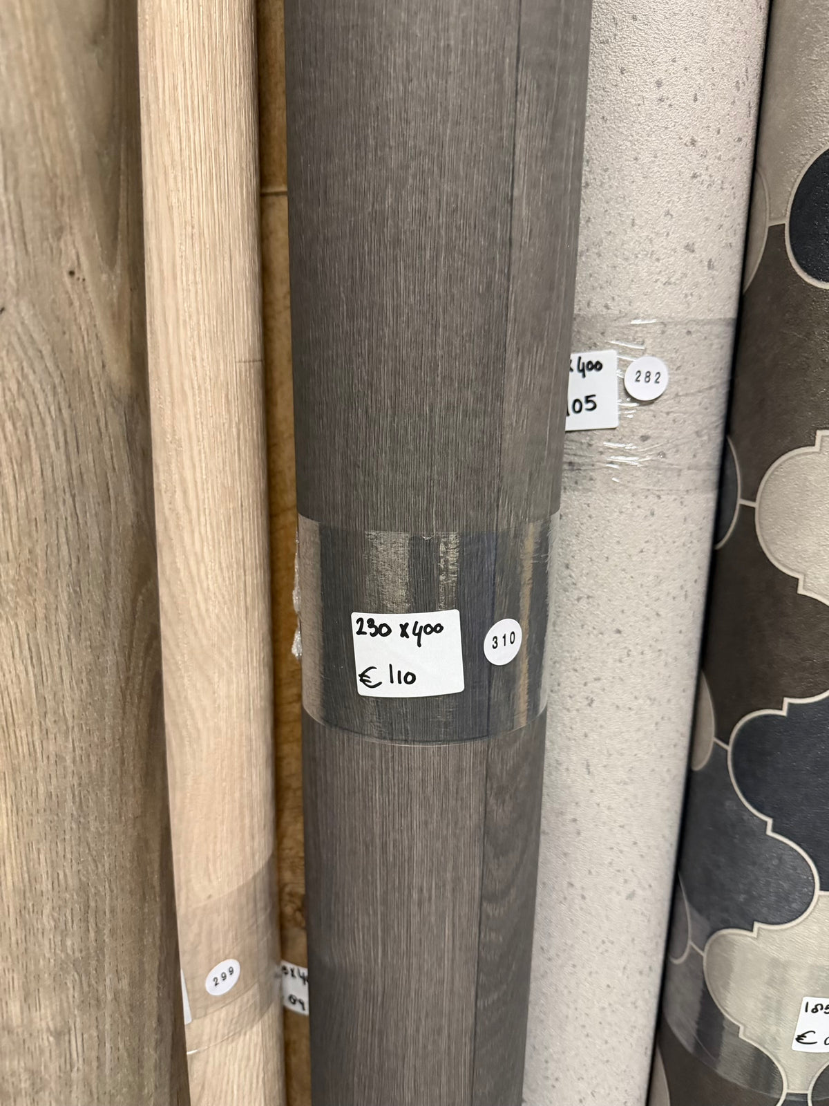 Antraciet Eiken Vinyl Restpartij | 2,30x4,00mtr (9,2m2)