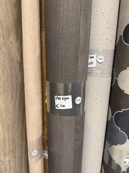 Antraciet Eiken Vinyl Restpartij | 2,30x4,00mtr (9,2m2)