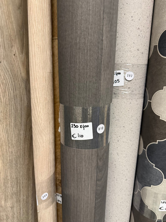 Antraciet Eiken Vinyl Restpartij | 2,30x4,00mtr (9,2m2)