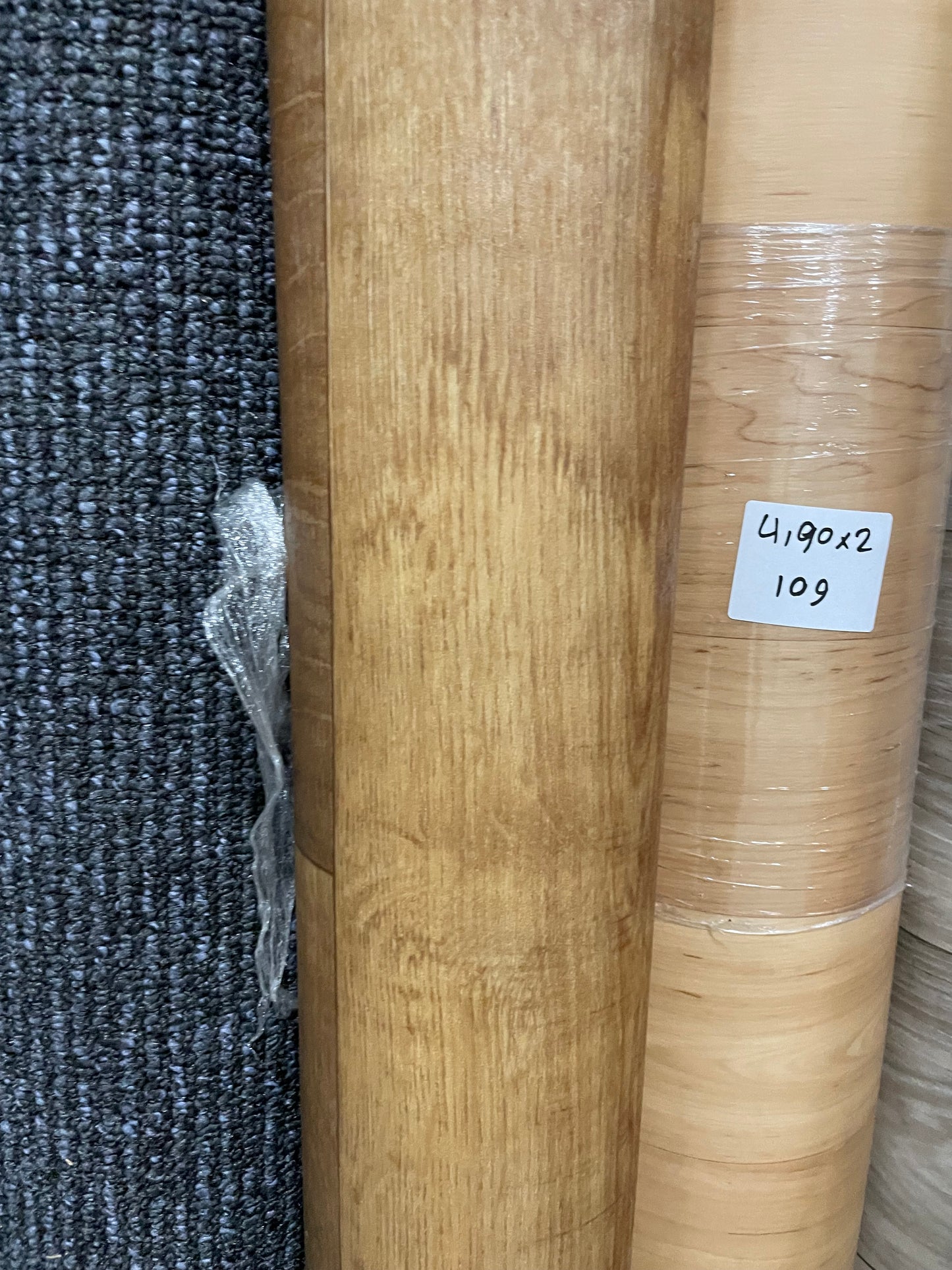 Landelijk Bruin Vinyl Restpartij | 1,20x2,00mtr