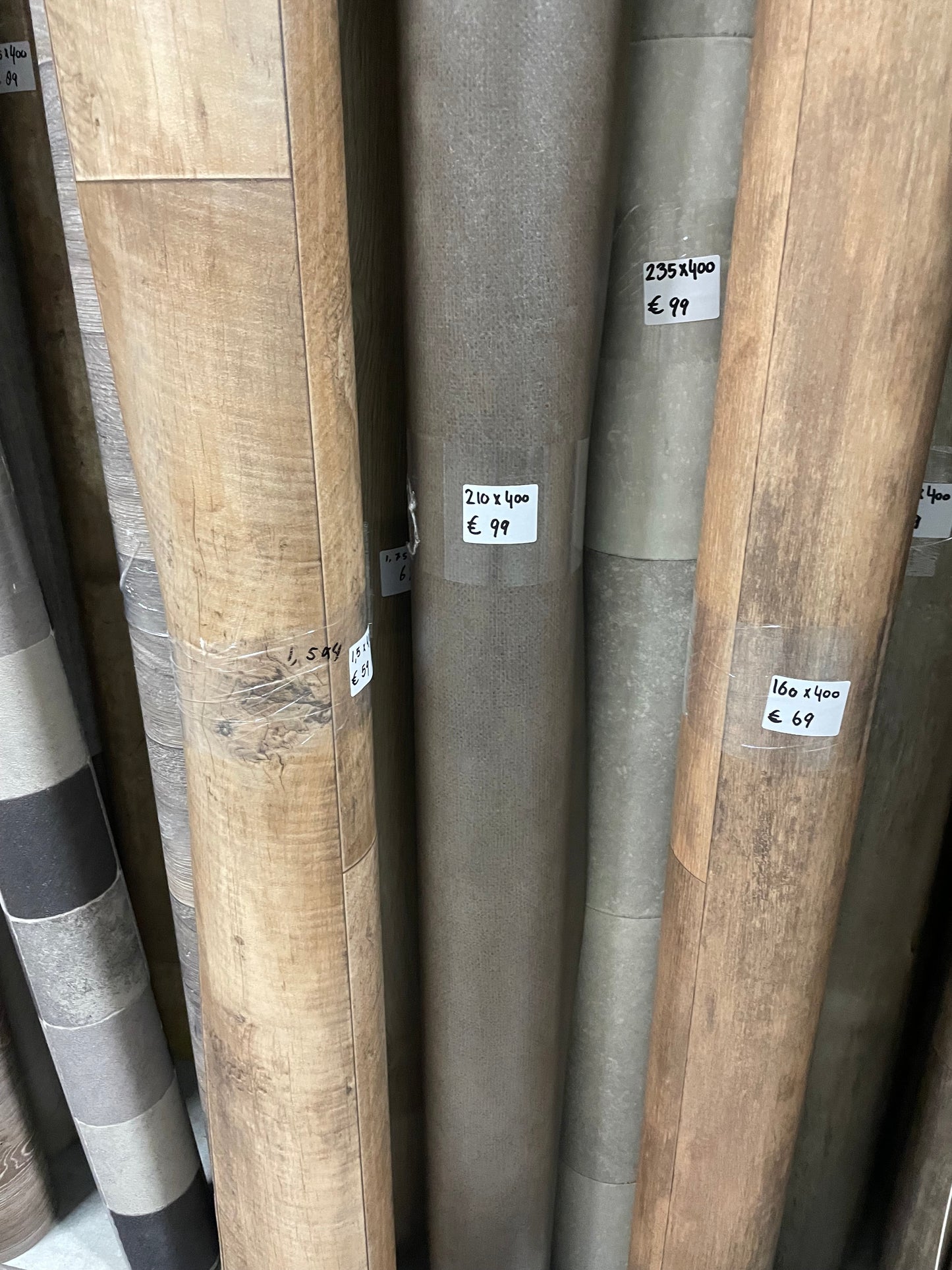 Koper Betonlook Vinyl Restpartij | 2,10x4,00mtr