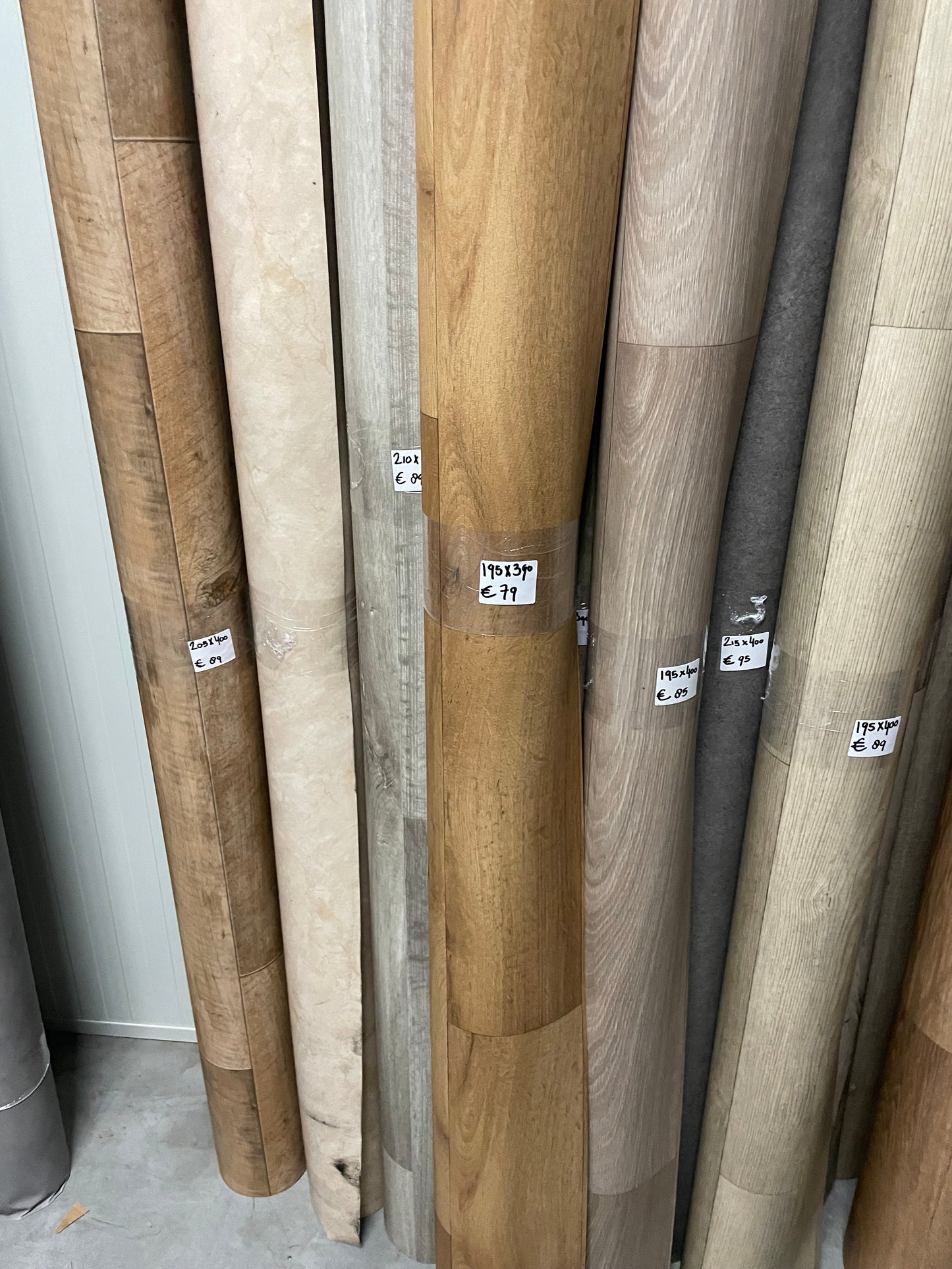 Warm Natuur Eiken Vinyl Restpartij | 1,95x3,90mtr