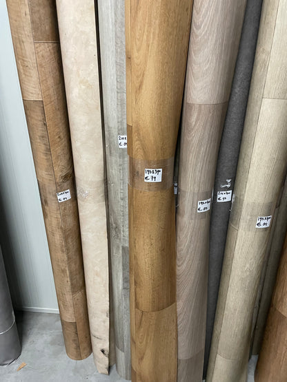 Warm Natuur Eiken Vinyl Restpartij | 1,95x3,90mtr