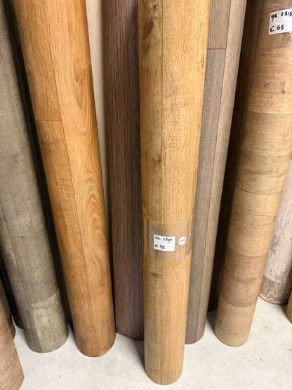 Warm Landelijk Eiken WC/Toilet Vinyl Restpartij |
1,00x3,90mtr