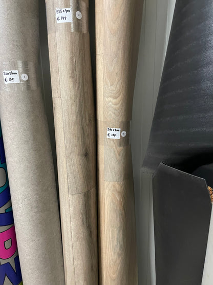 Licht Eiken Noestarm Vinyl Restpartij | 2,90x4,00mtr