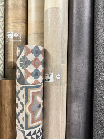 Greige Eiken Noestarm Vinyl Restpartij | 3,20x4,00mtr (12,8m2)