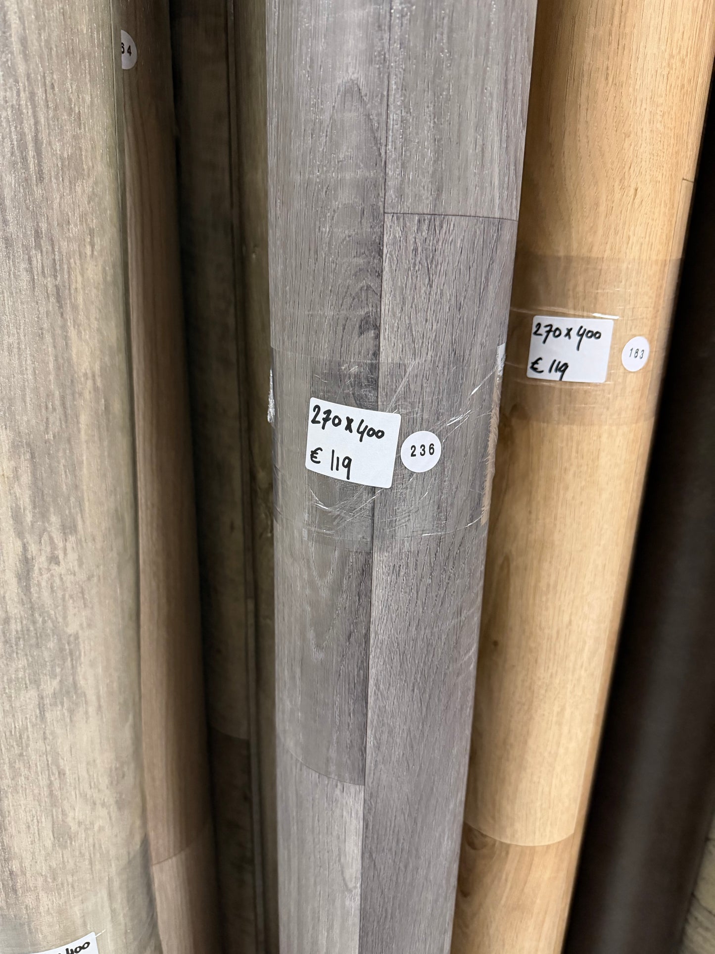 Grijs Eiken Vinyl Restpartij | 2,70x4,00mtr
