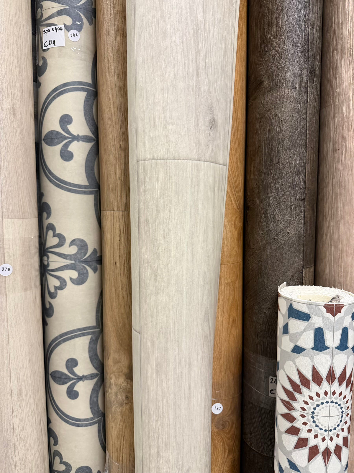 Licht Beige Eiken Vinyl Restpartij | 2,35x4,00 (10,4m2)