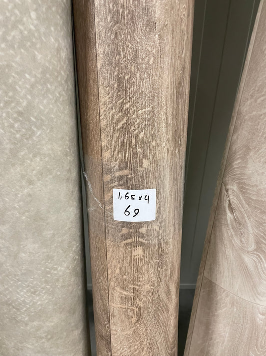 Bruin Landelijk Eiken Vinyl Restpartij | 1,65x4,00mtr
