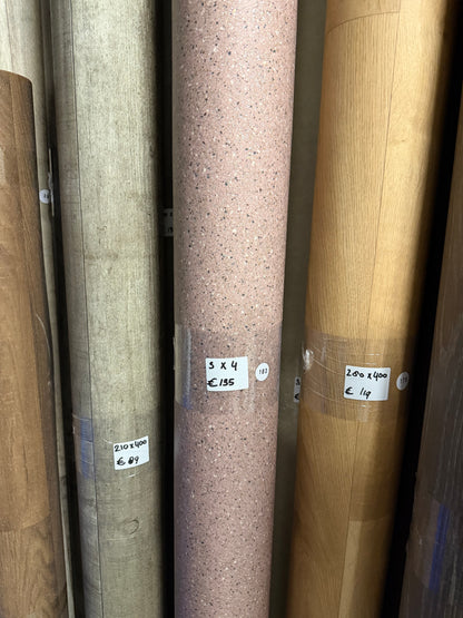 Grijs Granietlook Vinyl Restpartij |
3,00x4,00mtr