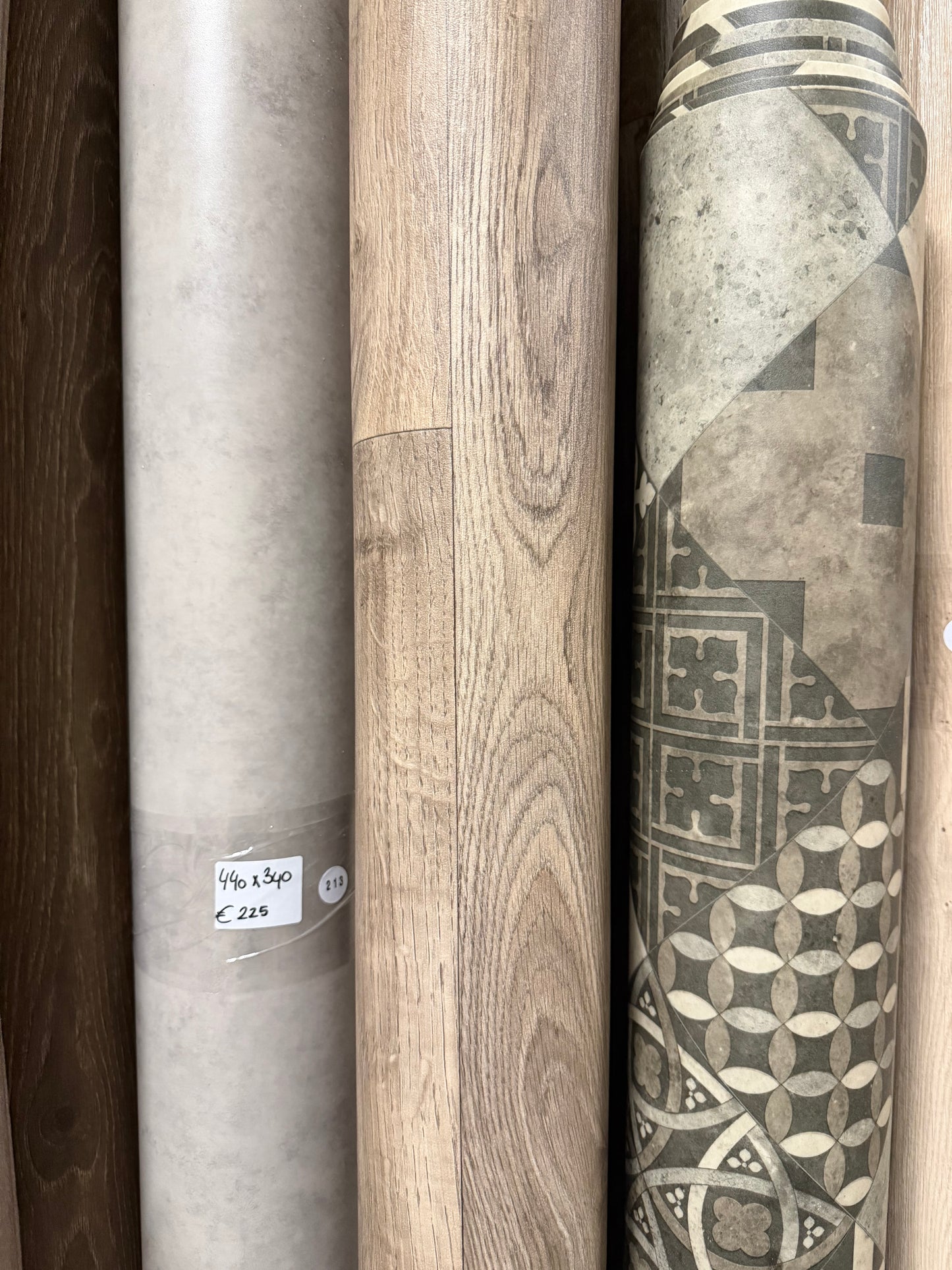Rustiek Eiken Grijsbruin Vinyl Restpartij |
3,20x4,00mtr
