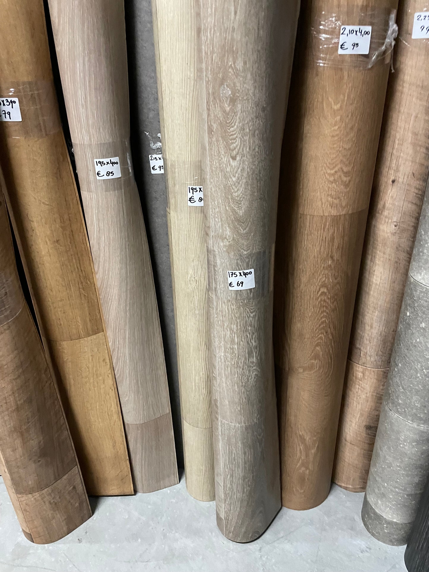Eiken Vinyl Restpartij | 1,75x4,00mtr