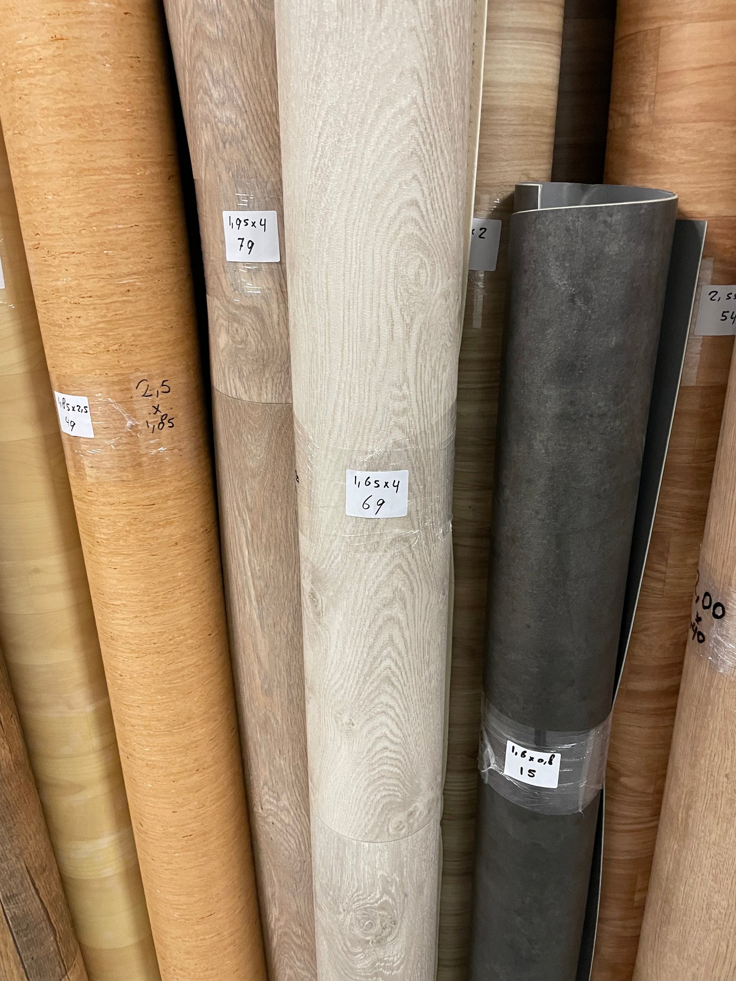 Whitewash Eiken Vinyl Restpartij | 1,65x4,00mtr