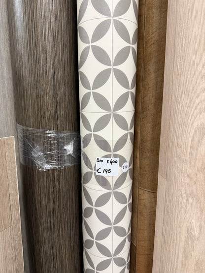 Cirkel Patroon Vinyl Restpartij | 3,10x4,00mtr (12,4m2)
